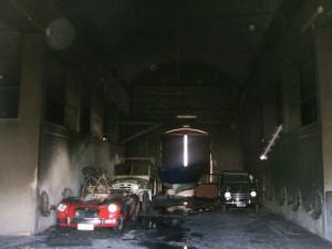 Incendiate le auto d'epoca dell'ex-sindaco di Manduria Antonio Calò