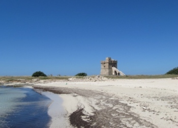 la spiaggetta di Torre Squillace in inverno