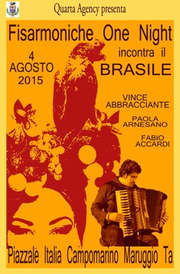 LOCANDINA FISARMONICHE ONE NIGHT 7° EDIZIONE