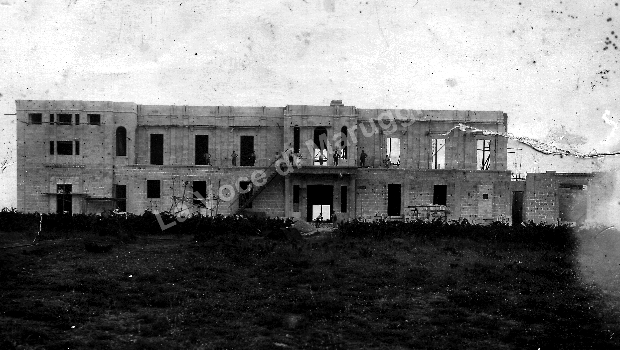seminario in costruzione anno 1932