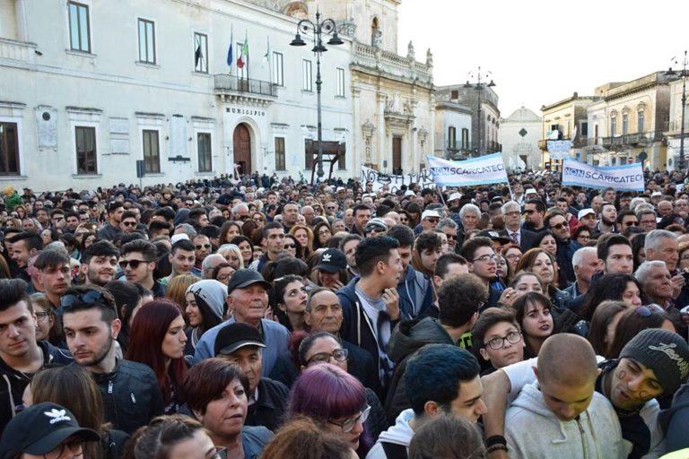 Manifestazione ieri a Manduria: Oltre diecimila in piazza, grande soddisfazione del comitato organizzatore