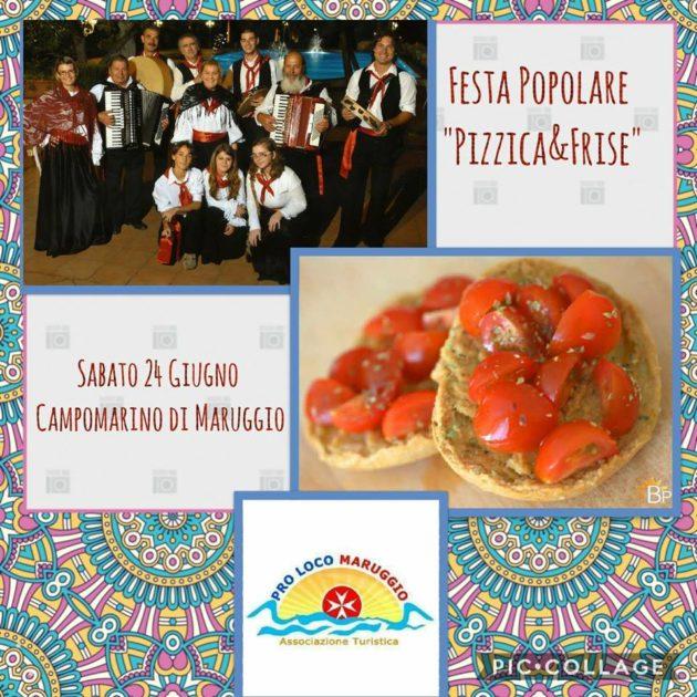 "Pizzica & Frise" a Campomarino di Maruggio il 24 giugno