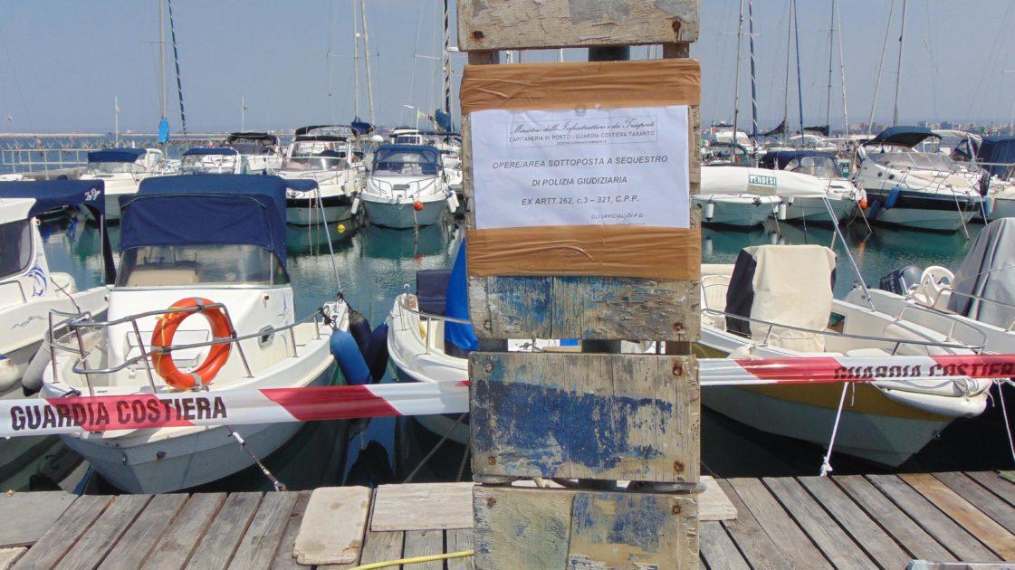 Guardia Costiera di Taranto: sequestrato noto cantiere nautico per abusi edilizi, paesaggistici e demaniali