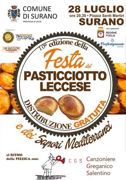 10^ edizione della festa del Pasticciotto Leccese - 28 luglio 2017