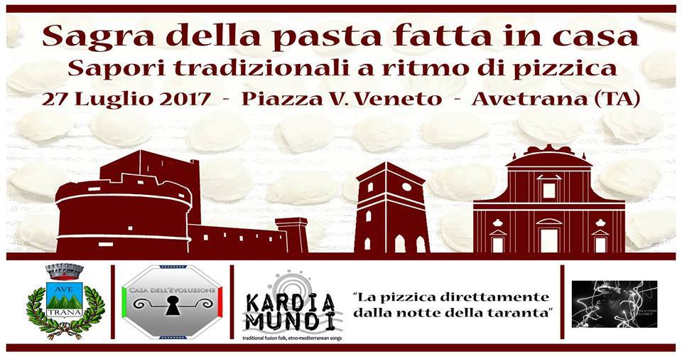 27/07/2017 - Sapori tradizionali a ritmo di pizzica ad Avetrana con la “Sagra della pasta fatta in casa”.