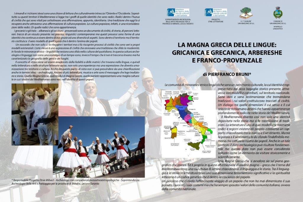 San Marzano di San Giuseppe in uno studio-cartella Etno-antropologica sugli Italo-Albanesi in Puglia