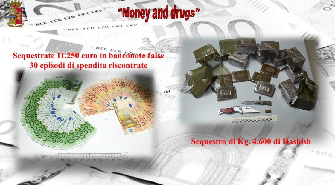 Operazione "Money and Drugs": sequestrate banconote false e droga
