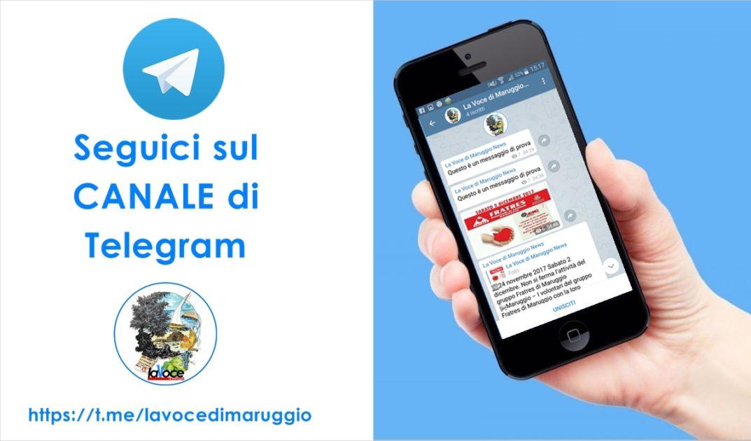 Nasce il canale Telegram @lavocedimaruggio - Le notizie locali sul tuo Smartphone