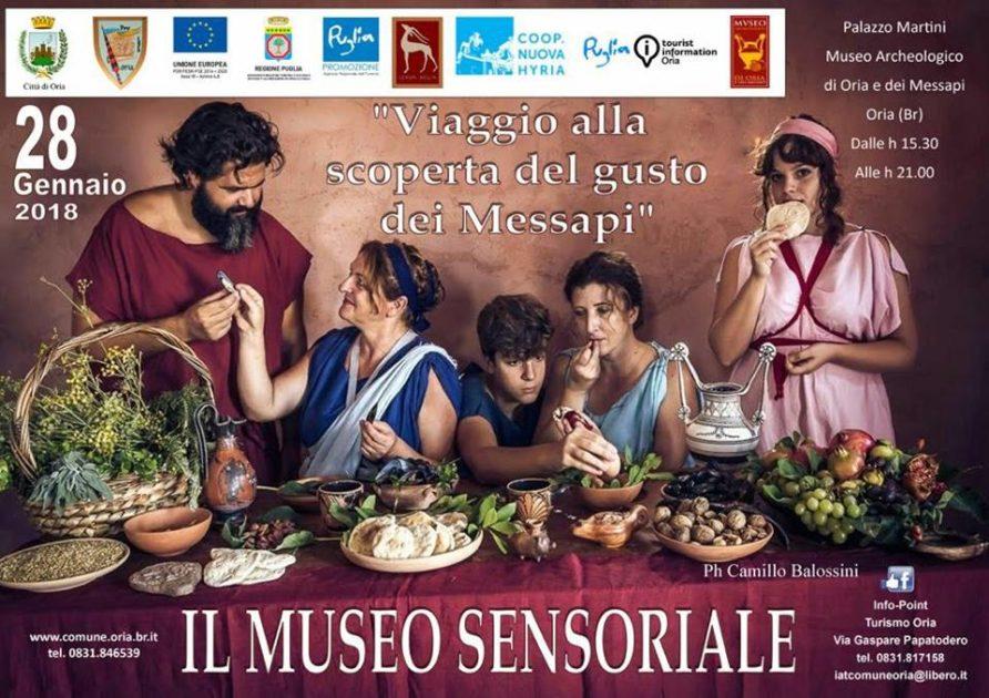 Primo Museo sensoriale della Puglia , “Viaggio alla scoperta del gusto dei Messapi”
