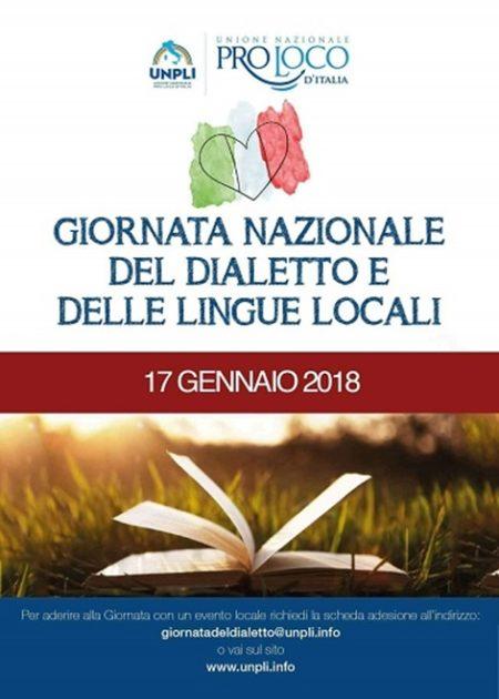 17 gennaio: Giornata nazionale del dialetto e delle lingue locali
