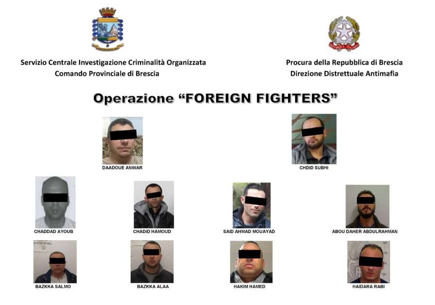 Operazione foreign fighter 10 siriani arrestati