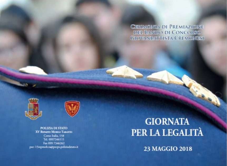 Polizia di Stato. La giornata della legalità, "insieme per il bullisNo”,