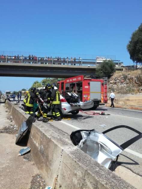 Incidente mortale sulla ss 172 dir. Un morto e quattro feriti