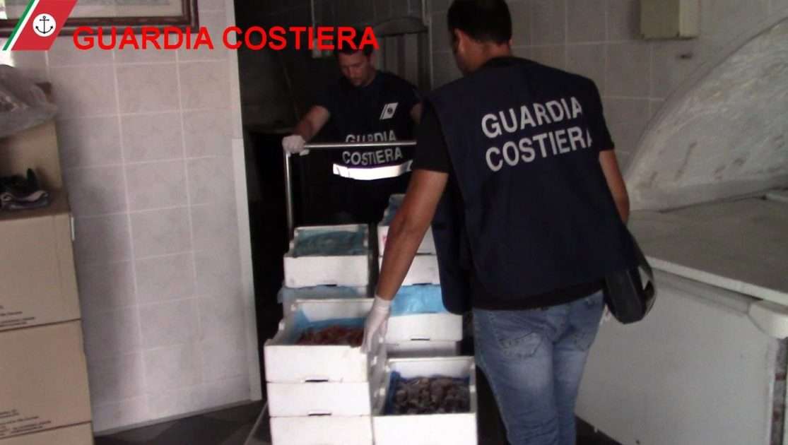 Maxi operazione della Guardia Costiera di Taranto a salvaguardia della salute pubblica – Disposta chiusura di un esercizio commerciale di prodotti ittici