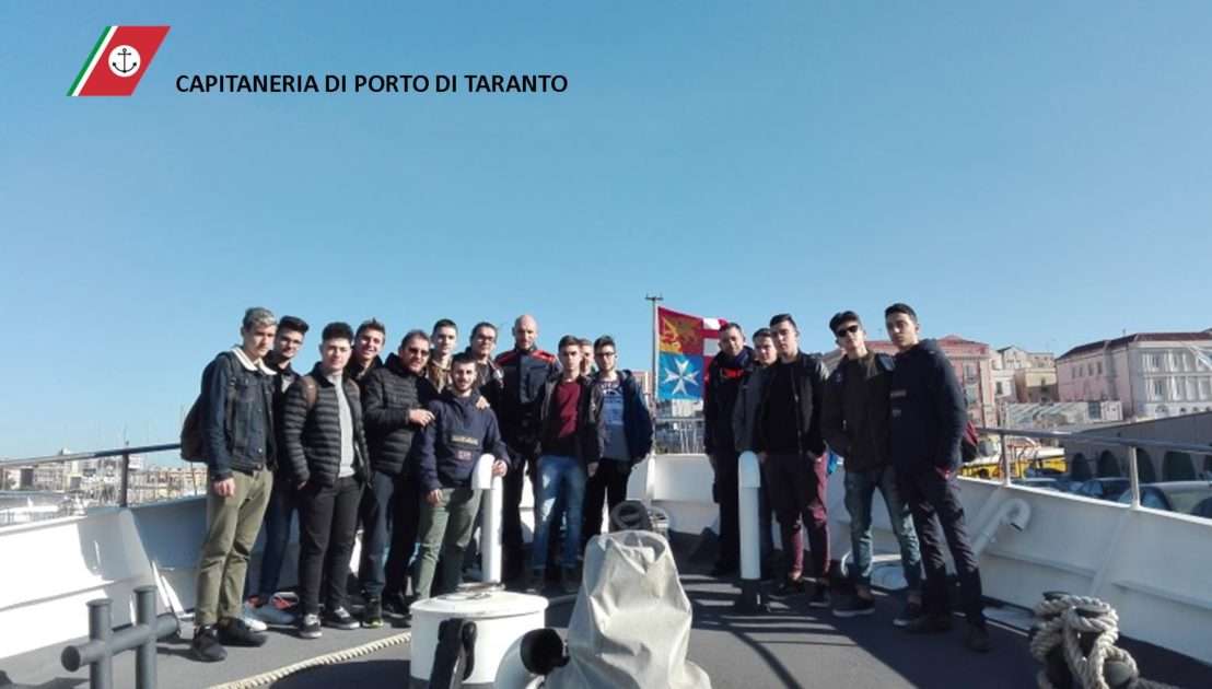 Attività di alternanza scuola lavoro presso la capitaneria di porto di Taranto