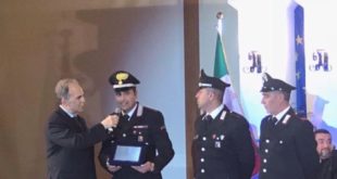 Ai carabinieri di Sava la Targa d'argento 2018 del Centro di Cultura " Renoir"
