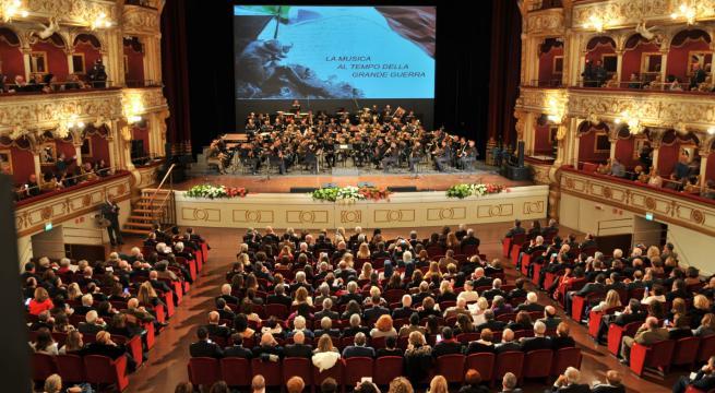 Conclusione del Centenario della Grande Guerra, concerto della Banda Interforze al Teatro Petruzzelli