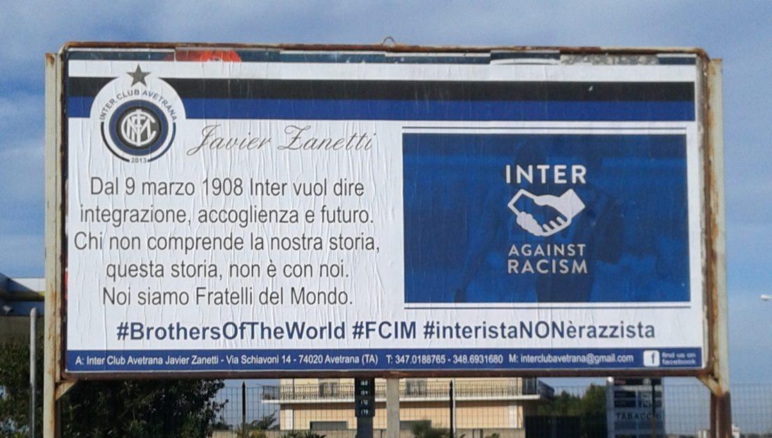 Inter Club Avetrana contro il razzismo.