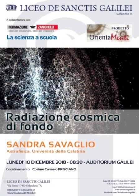 “E quindi uscimmo a riveder le stelle…”. L’astrofisica Sandra Savaglio incanta gli alllievi del Liceo “De Sanctis Galilei”