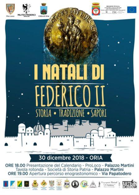 “I Natali di Federico II” a Oria la II edizione che porterà il centro storico della città indietro nel tempo fino al 1200
