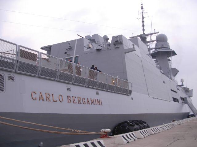 Gravissimo incidente a bordo della fregata Bergamini a Taranto. Ferito gravemente un sottufficiale della Marina Militare