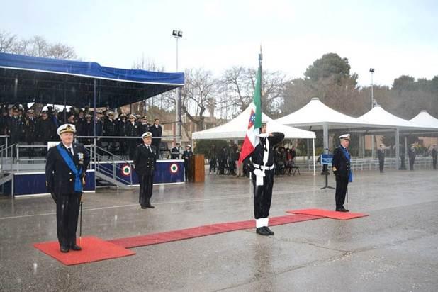 Passaggio di consegne al comando Scuola Sottufficiali della Marina Militare di Taranto