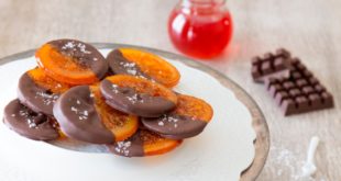 Dolcetto per San Valentino: rondelle di arancia al cioccolato
