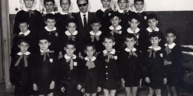 Maruggio anno scolastico 1966/1967. Classe 2^ elementare sez. B. Insegnante Michele Micelli