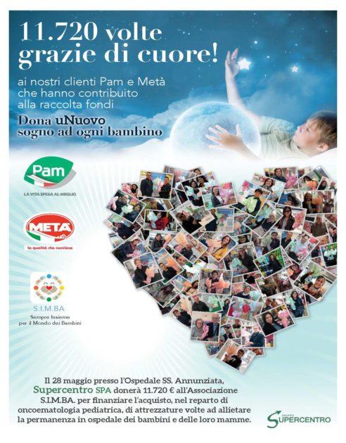 Taranto - Cerimonia di consegna della raccolta fondi realizzata con l’iniziativa “Dona uNuovo sogno ad ogni bambino”.