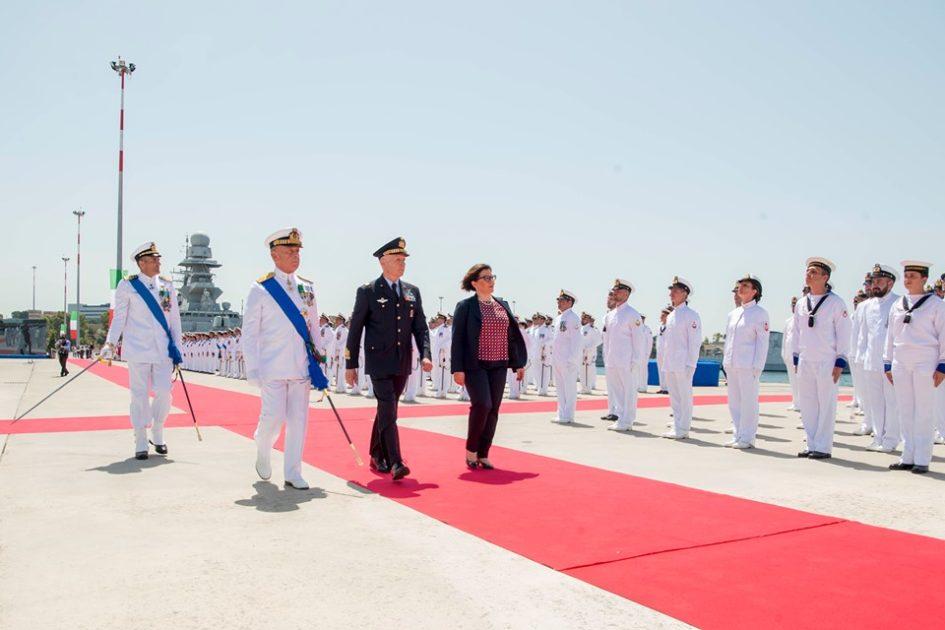 Difesa: il Ministro Elisabetta Trenta alla Festa della Marina a Taranto