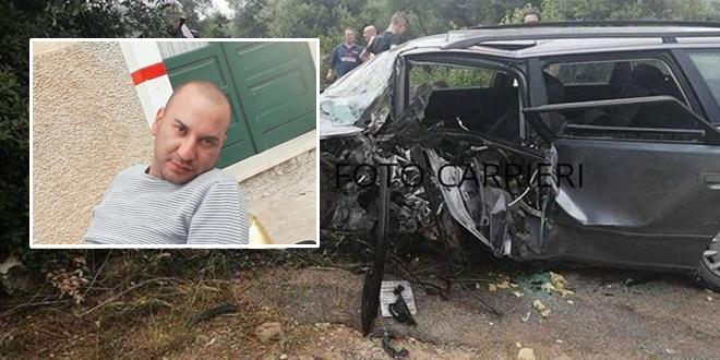 Incidente stradale San Pietro - Avetrana: la vittima un 35enne originario di Sava