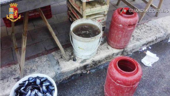 Banchetti di vendita abusivi di frutti di mare: continueranno in maniera incessante i controlli per salvaguardare la salute del cittadino