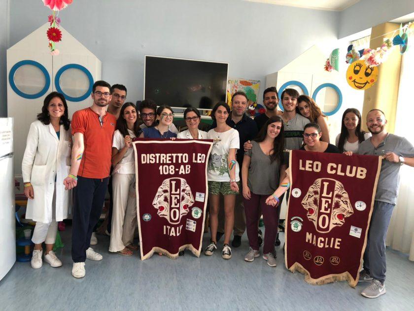 Pigiama party in Oncoematologia Pediatrica: con il Leo Club arriva la “medicina” del buon umore