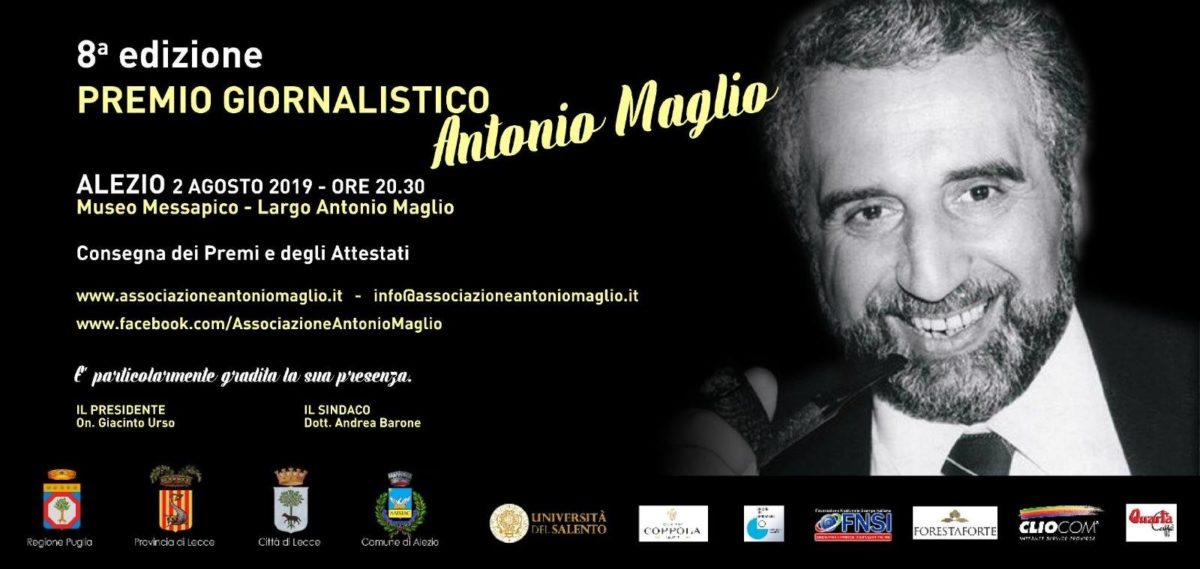 Premio alla carriera ad Angela Buttiglione, Marco Brando vincitore del Premio Maglio 2019