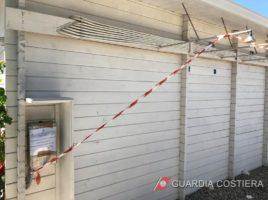 La Guardia Costiera di Taranto sequestra opere abusive in un noto stabilimento balneare di San Vito