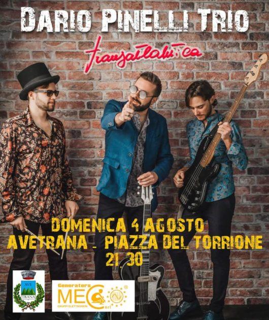 Dario Pinelli Trio - Transatlantica Tour, Avetrana domenica 4 agosto