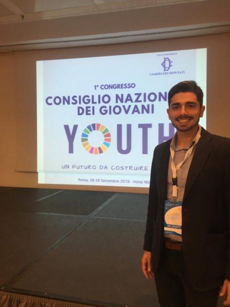 Il giovane maruggese Enrico Pulieri, eletto nel Board del Consiglio Nazionale dei Giovani