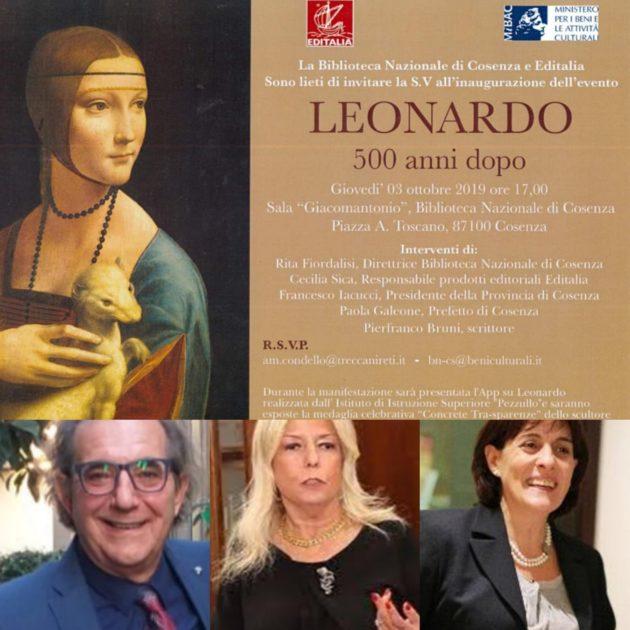 La cultura del Sud si ritrova a Cosenza Biblioteca nazionale per celebrare l'evento istituzionale: 500 anni di Leonardo da Vinci