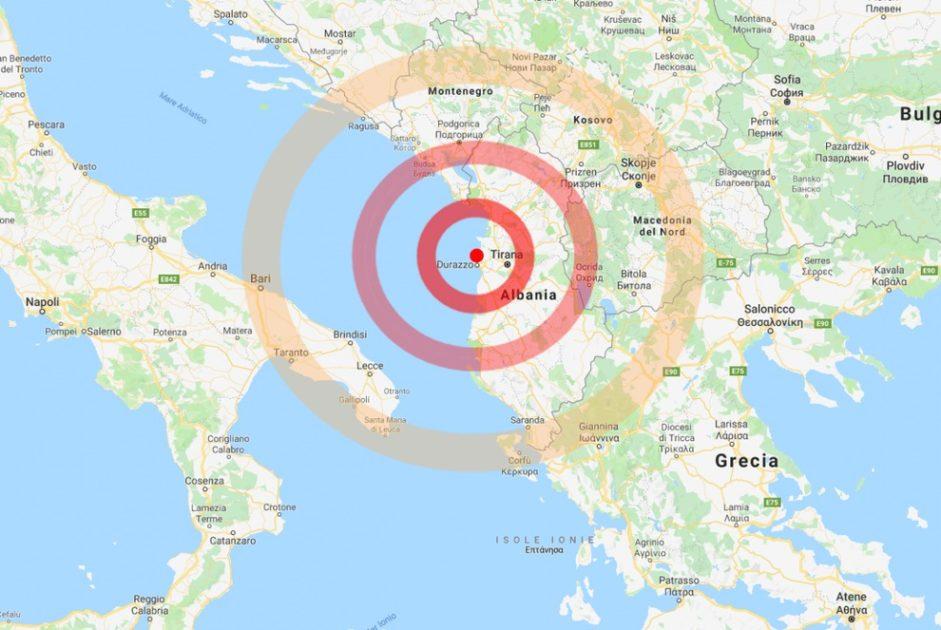 Albania, terremoto di magnitudo 6.5: almeno 150 feriti, sentita fortemente anche in Puglia e tutto il Sud Italia
