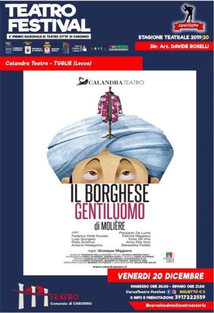 Teatro Festival – Terza serata a Carosino con la Calandra di Tuglie (Lecee)