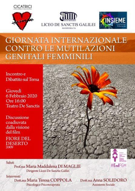 Manduria - Giornata Internazionale contro le mutilazioni genitali femminili