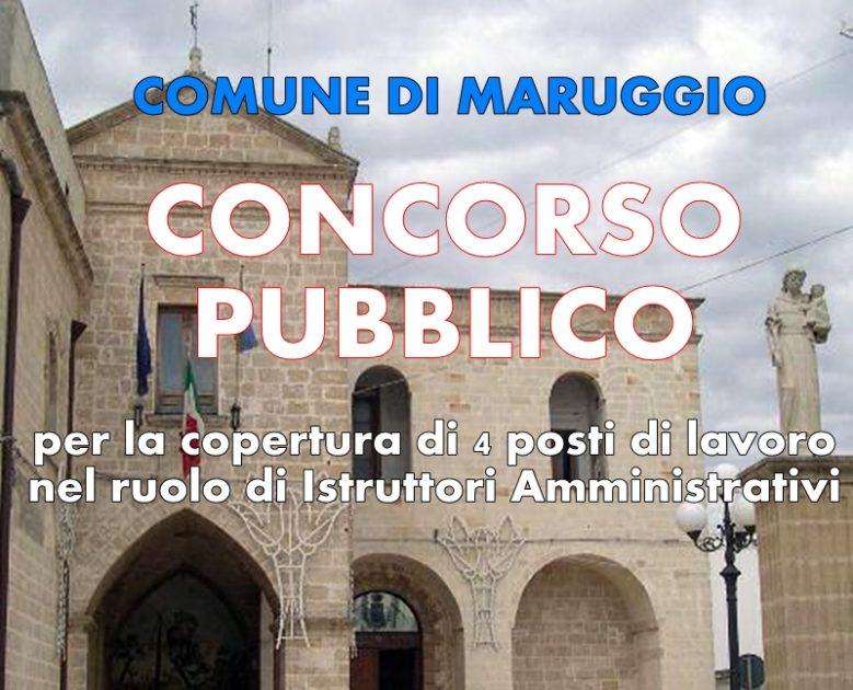Comune di Maruggio concorsi: assunzioni per 4 Diplomati