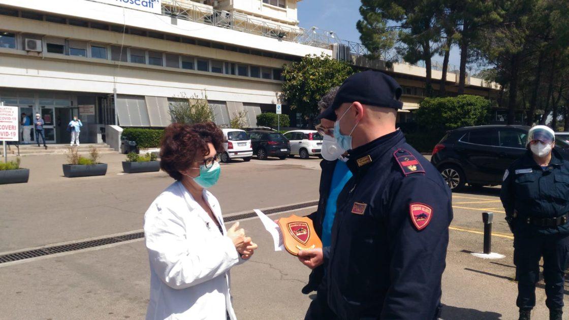 Una donazione speciale stamane per il Moscati: donazione del Reparto Volanti della Polizia di Stato della Questura di Taranto