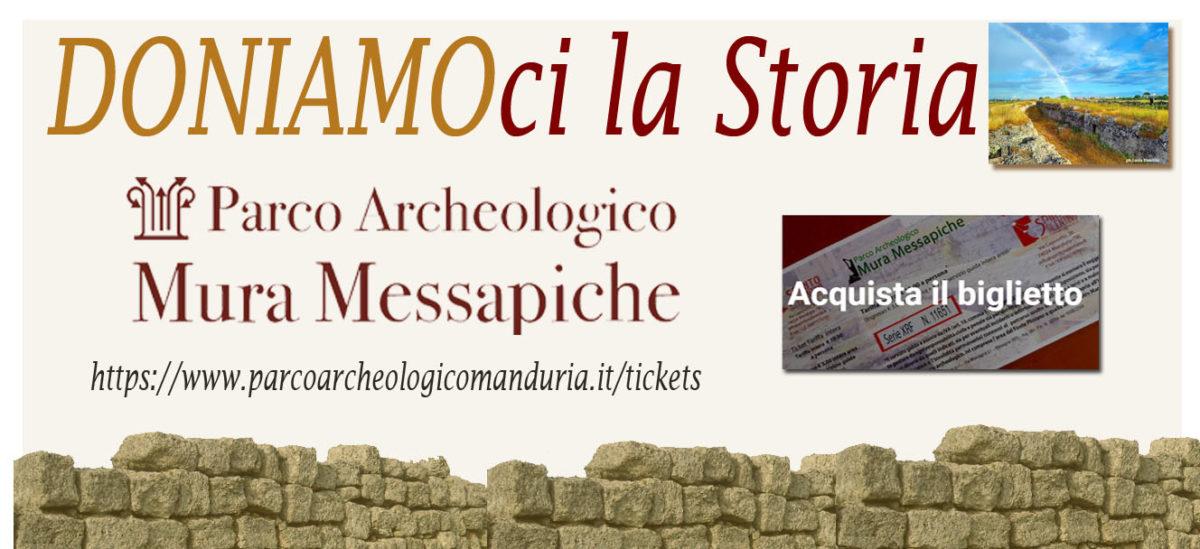 "DONIAMOci La Storia" è una iniziativa del Parco archeologico di Manduria.
