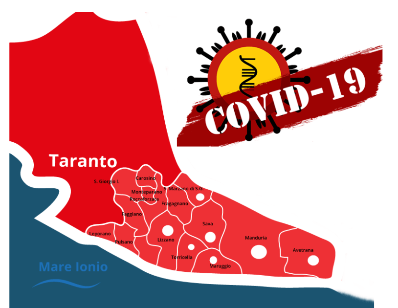 Situazione Covid-19 nel territorio orientale della Provincia di Taranto