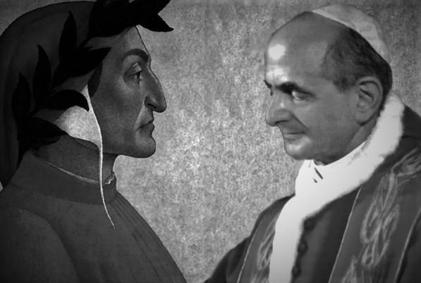 La modernità di Dante a 700 anni dalla morte tra Benedetto XV e Paolo VI.