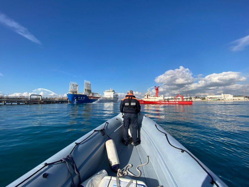Antinquinamento, antincendio e security: la Guardia Costiera testa la risposta del Porto di Taranto