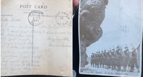 La cartolina di un eroe dello sbarco in Normandia arriva 78 anni dopo