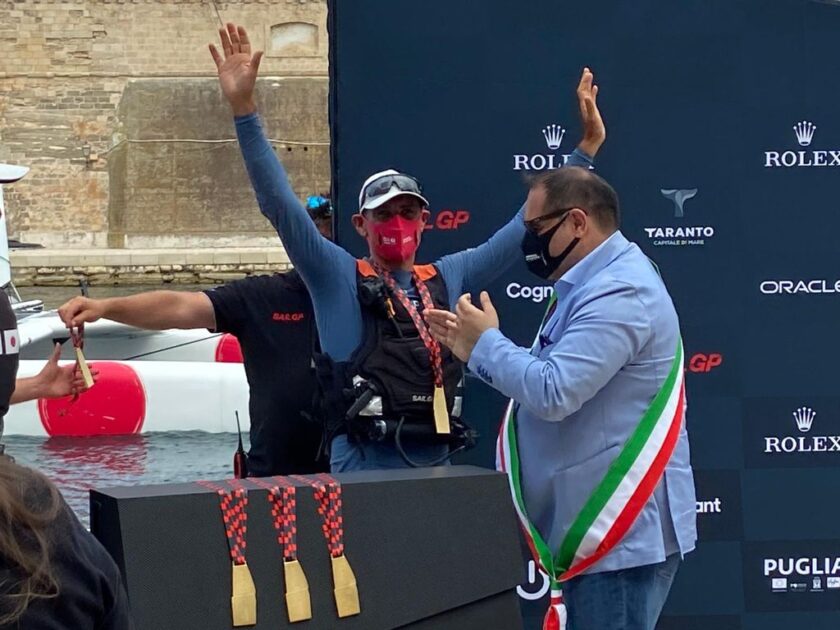 Italy Sail Grand Prix: Japan SailGP Team con Checco Bruni a bordo vince a Taranto davanti a Spagna e USA