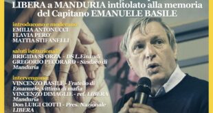 Don Luigi Ciotti inaugura il Presidio di Libera Manduria